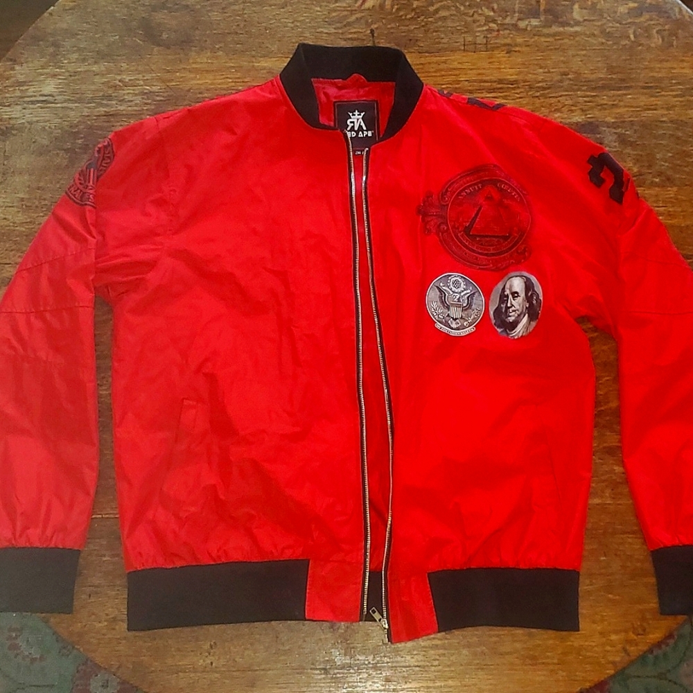 Red and Black Money Jacket.